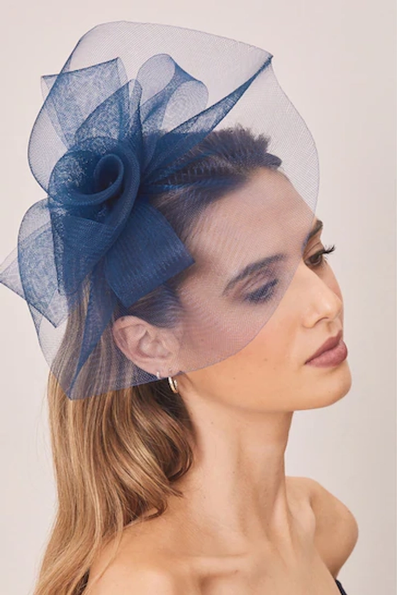 Buy Lipsy Navy Blue Rose Fascinator Headband from the Next UK online shop
