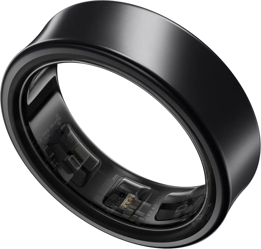 SAMSUNG Galaxy Ring, AI Smart Ring, Size First w/Sizing Kit, No App Subscription, Fitness Monitor, Sleep Tracker, Up to 7-Day Battery, Size 6, Titanium Black [US Version, 1Yr Manufacturer Warranty]