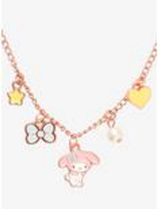 My Melody Rose Gold Charm Necklace