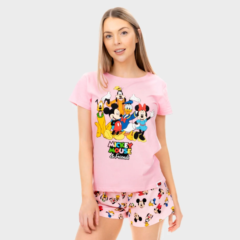 Ladies Mickey Mouse and Friends Short Pyjamas | Character.com