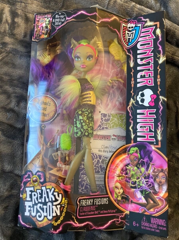 Monster High Freaky Fusions doll - Clawvenus, fusion of Clawdeen & Venus
