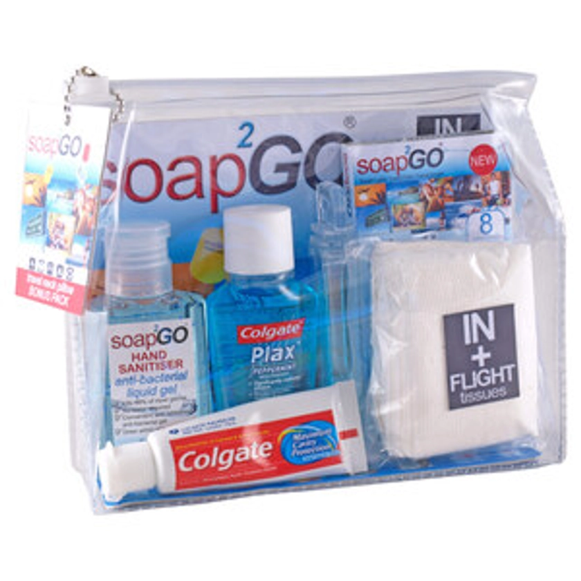 soap2GO In+Flight Travel Kit 1 Kit | Toiletries | Priceline