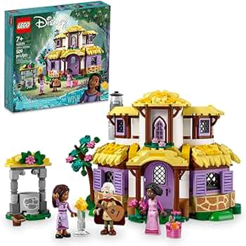 LEGO Disney Wish: Asha’s Cottage 43231 Building Toy Set, A Cottage for Role-Playing Life in The Hamlet, Collectible Gift This Holiday for Fans of The Disney Movie, Gift for Kids Ages 7 and up
