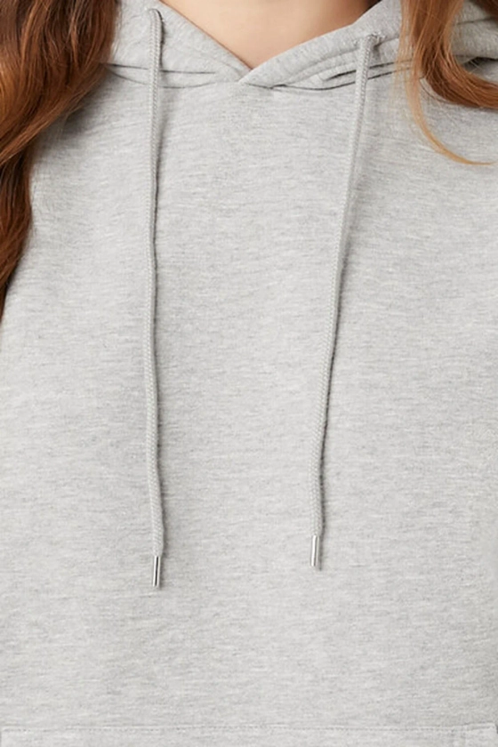 Fleece Drop-Sleeve Hoodie