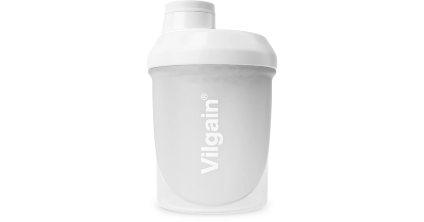 Vilgain Shaker – transparentní bílá 300 ml