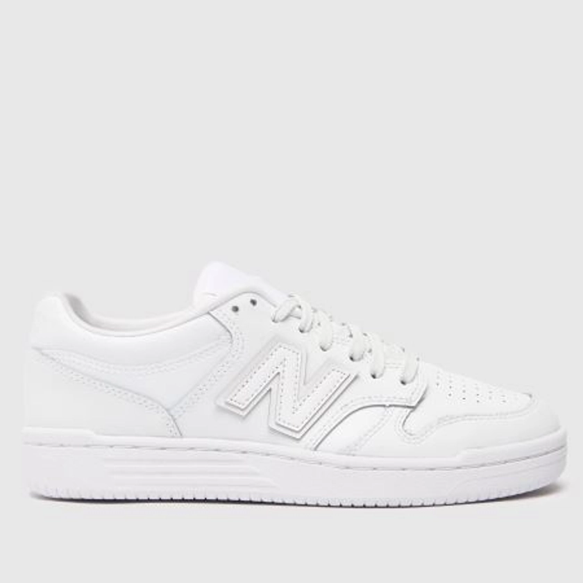 New Balance480 trainers in white