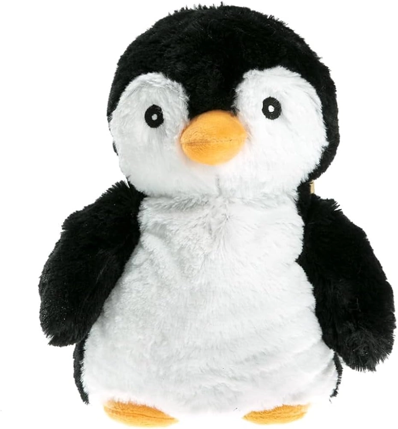 Pelucho - Peluche Bouillotte Pingouin - Made in France - Lavande et blé - Chaleur - Bien être - Douceur - Bouillotte sèche - Bouillotte Bébé - bouillotte micro-onde