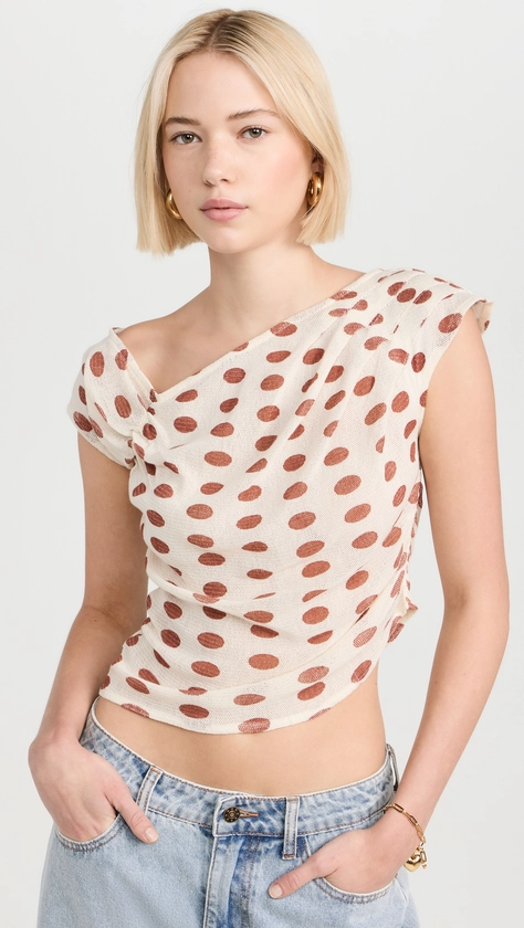 Free People Printed Luna Top | Shopbop