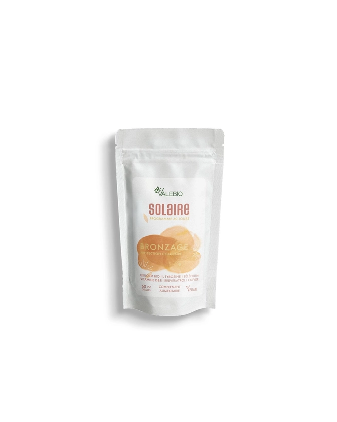 Gélule bronzage - Complément alimentaire solaire - Valebio ®