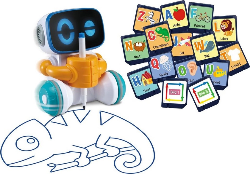 Vtech® Lernspielzeug Ready Set School, Codi, der clevere Mal-Roboter, Interaktives Spielzeug »Codi, der clevere Mal-Roboter« mit 3 Spielmodi
