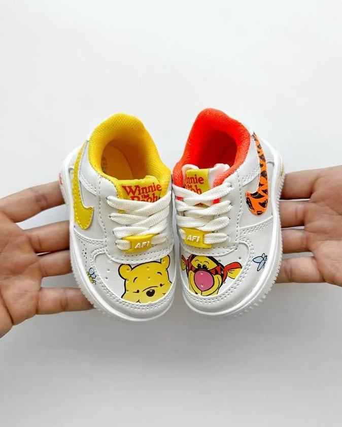 Winnie Pooh Themed Toddler Sneakers