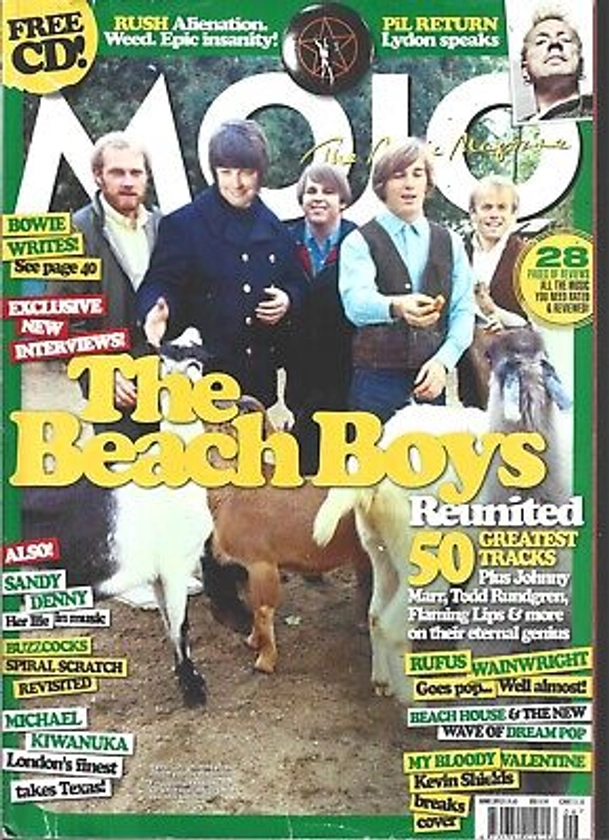 MOJO THE MUSIC MAGAZINE #223 JUNE 2012 (VG) THE BEACH BOYS PET SOUNDS | eBay