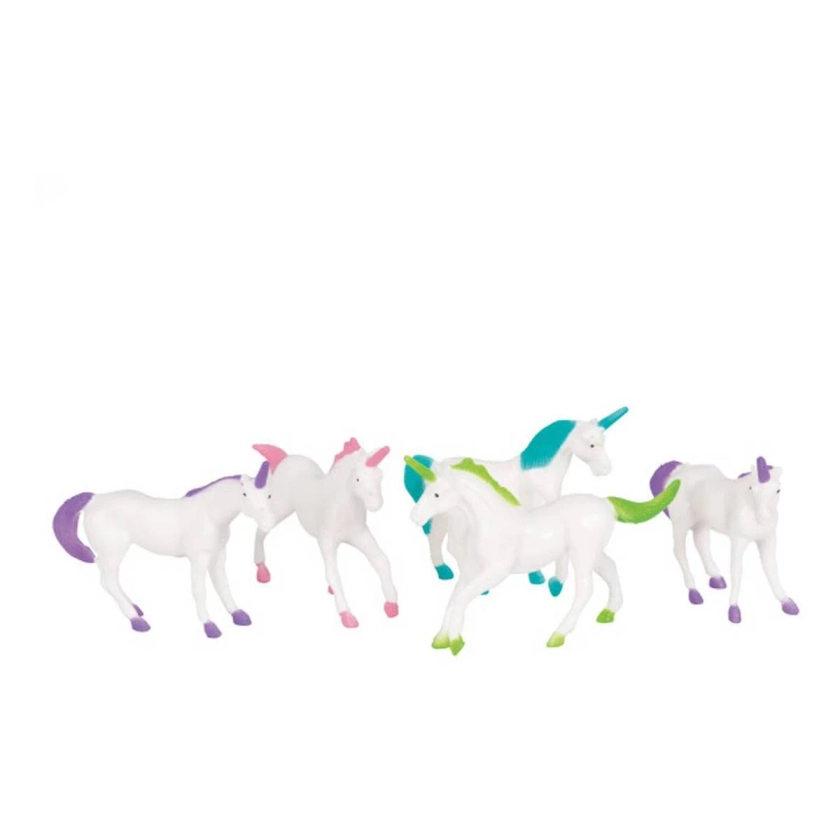 Buy Plastic Unicorns 8 Pack for GBP 3.00 | Hobbycraft UK