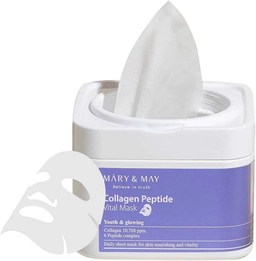 [Mary&May] Collagen Peptide Vital Mask 30ea