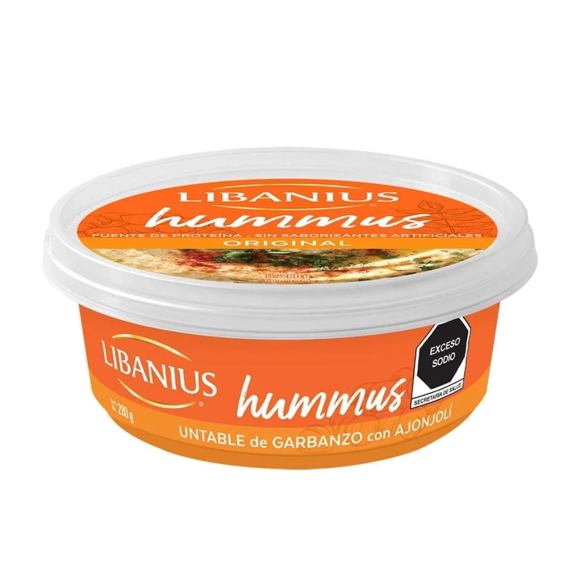 Hummus Libanius garbanzo y ajonjolí 280 g