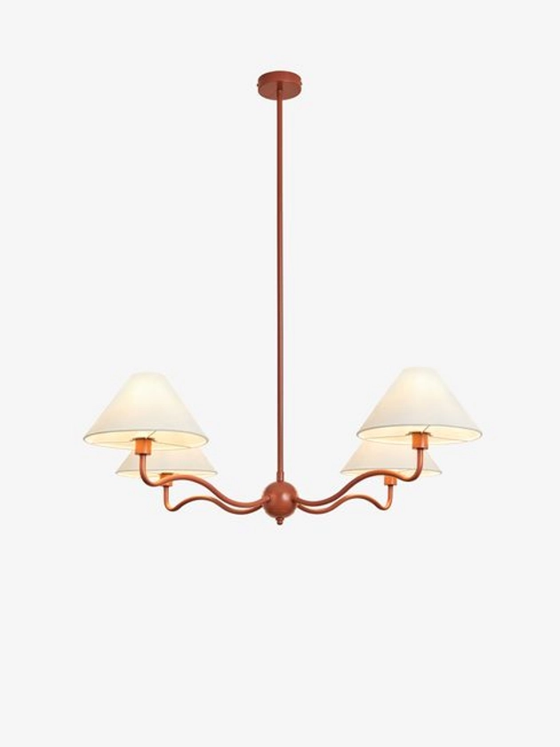 Madelyn Ceiling Light in Red