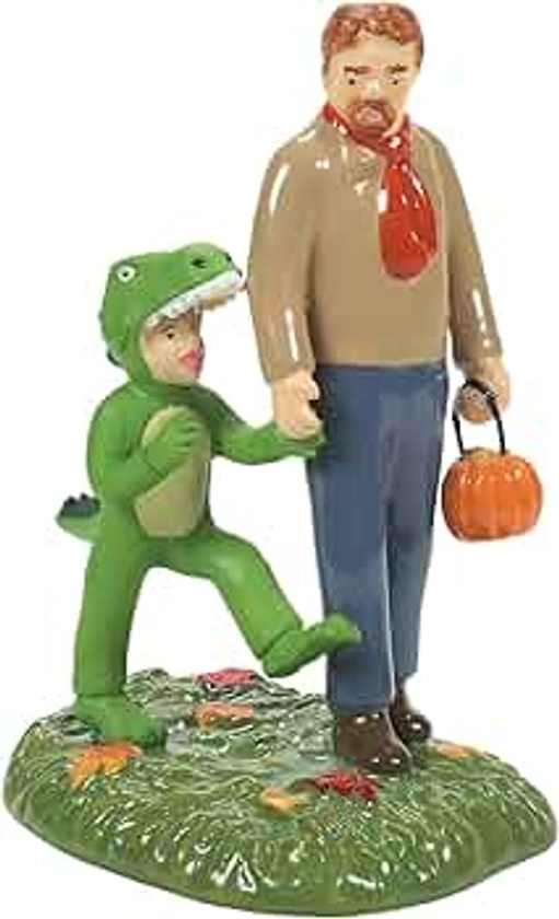 Department 56 Village Collection Accessories Halloween Rex Need More Candy Figurine, 3.74 Inch, Multicolor