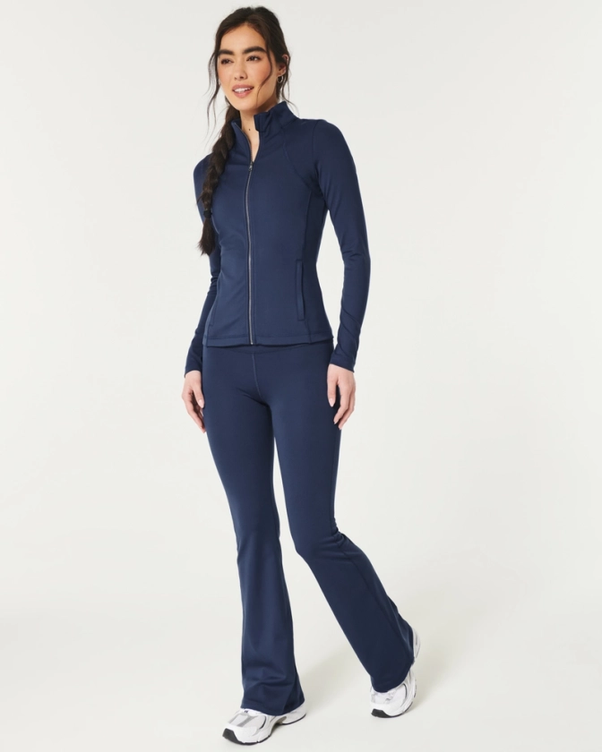 Women's Gilly Hicks Active Recharge High-Rise Flare Leggings | Women's Bottoms | HollisterCo.com