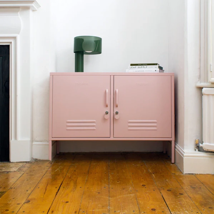 The Lowdown Double Door Locker Cabinet (Blush)