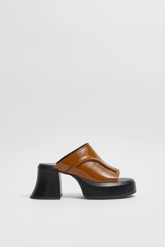 Lota Chocolate Sandals | Miista Europe | Made in Portugal