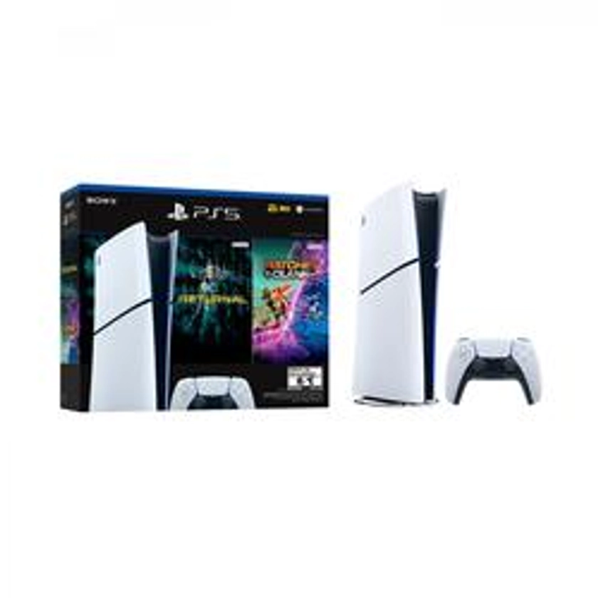 Consola Sony Playstation 5 Slim Edición Digital Bundle + Juego Returnal Y Ratchet And Clank