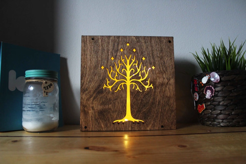 White Tree of Gondor Light Box | The Dribbly Yak Company