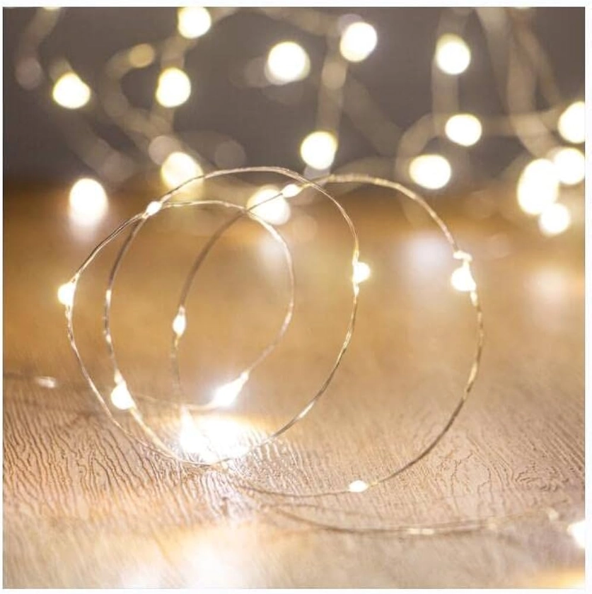 Amazon.com: 10Ft/30 LEDs Fairy,Starry , String Lights for Indoor&Outdoor Decoration Wedding Home Parties Christmas Holiday, Waterproof,Battery Operated.(Warm White) : Home & Kitchen