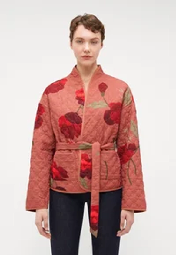 VMJANE LOLA QUILT JACKET - Lehká bunda - bordeaux