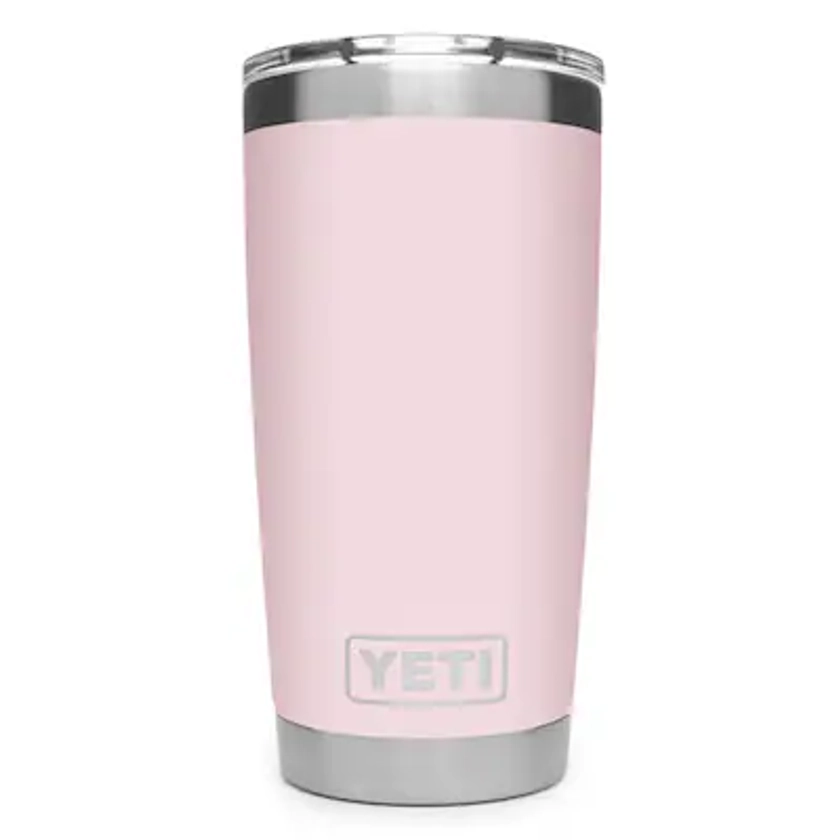 YETI Rambler 20-fl oz Stainless Steel Tumbler with MagSlider Lid, Ice Pink Lowes.com