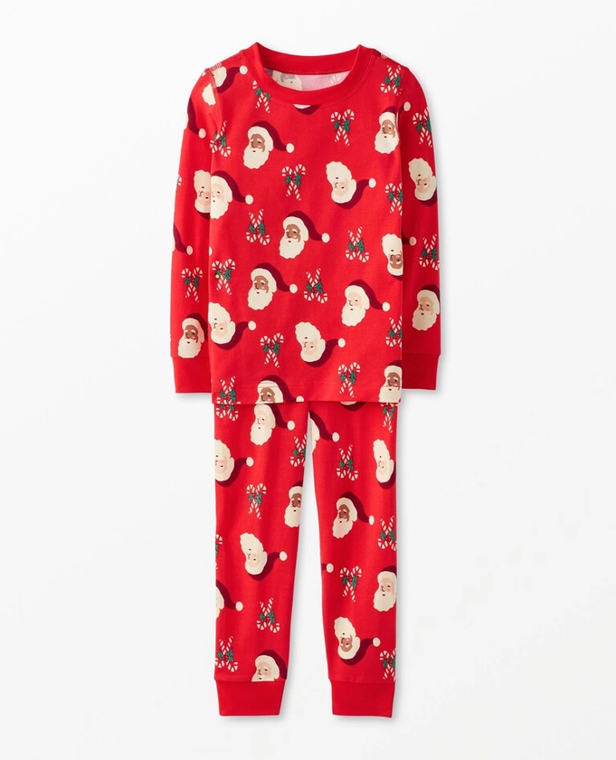 Kids Holiday Long John Pajama Set in HannaSoft™