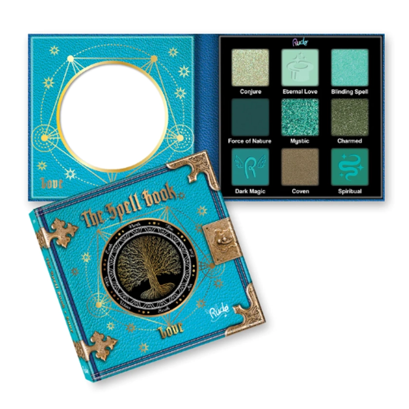 Rude Cosmetics The Spell Book Smooth and Blendable Eyeshadow Palette Love | online shoppen bij Boozyshop!