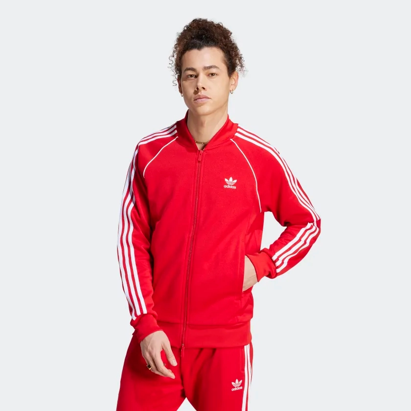 adidas Adicolor Classics SST Track Jacket - Red | Men's Lifestyle | adidas US