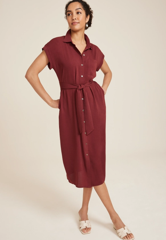 Utility Midi Dress