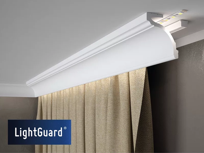 MD161 Curtain Profile | Curtain Profiles | Coving Direct UK