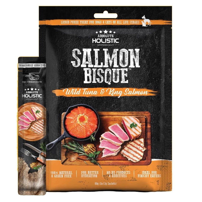 Absolute Holistic Tuna & Salmon Bisque 60g