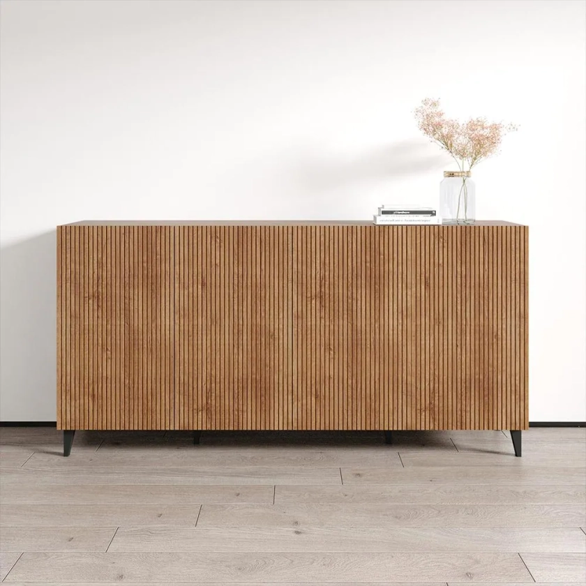 Pafos 4D 75" Sideboard - Bed Bath & Beyond - 35808969