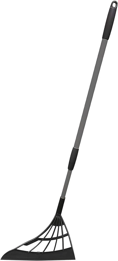 Amazon.com: Original Broombi - All-Surface Silicone Broom, Squeegee, Pet Hair Remover - Smart Broom for Indoor Cleaning - Cleans Glass, Fine Dust, Hair, Liquids - for Smooth Floors, Rugs, Windows (Black) : Health & Household