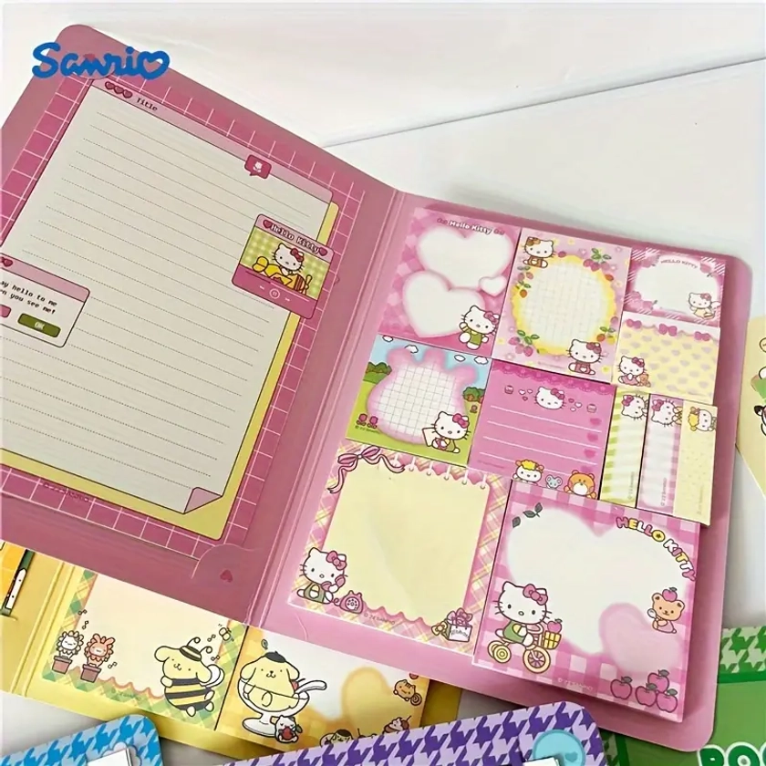 * Sticky Notes Set by * - Cute & Colorful Memo Pads for Daily Office Use