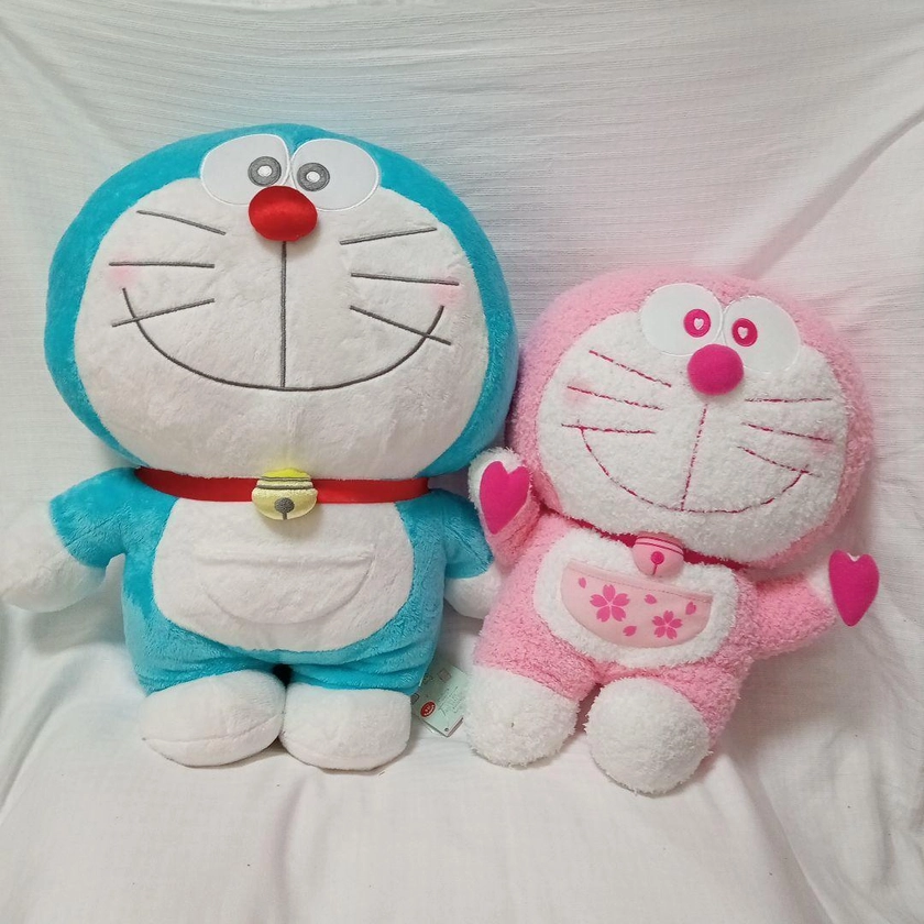 Doraemon Goods lot super big stuffed toy & Sakura Doraemon set