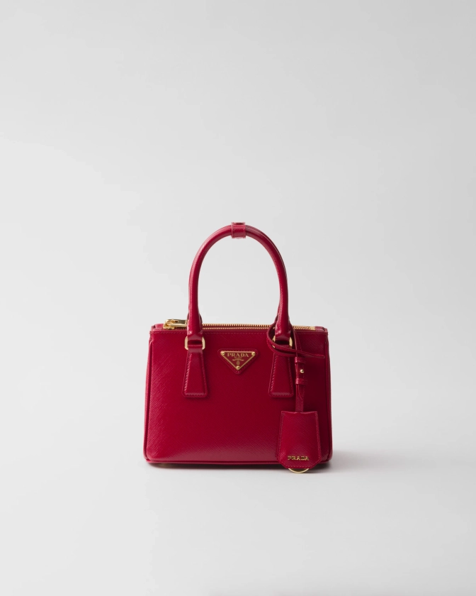 Prada Galleria patent Saffiano mini-bag