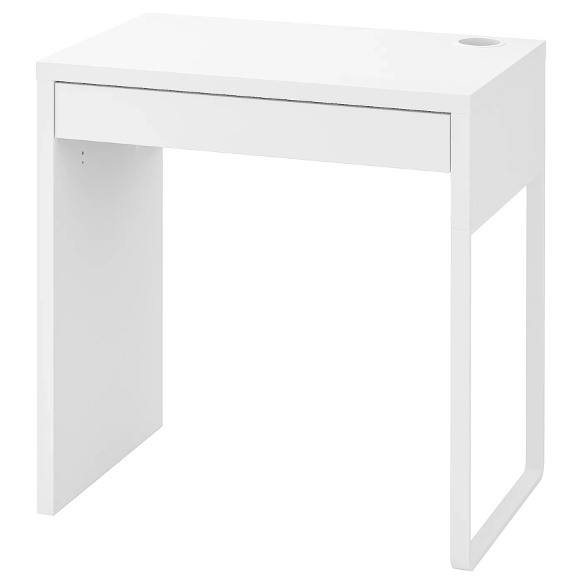 MICKE Bureau, blanc, 73x50 cm - IKEA