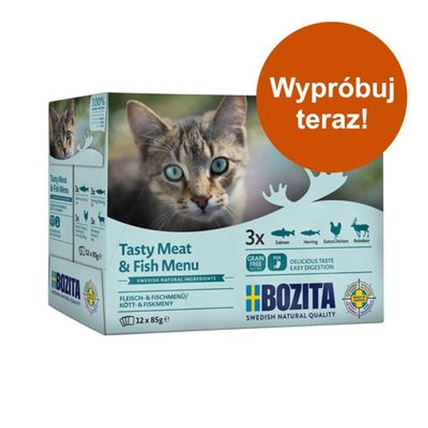 Bozita kawałki w sosie, saszetki, 12 x 85 g