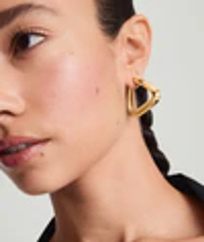 Handcrafted Patra Oversized Hoop Earrings - Jewelry | Mejuri