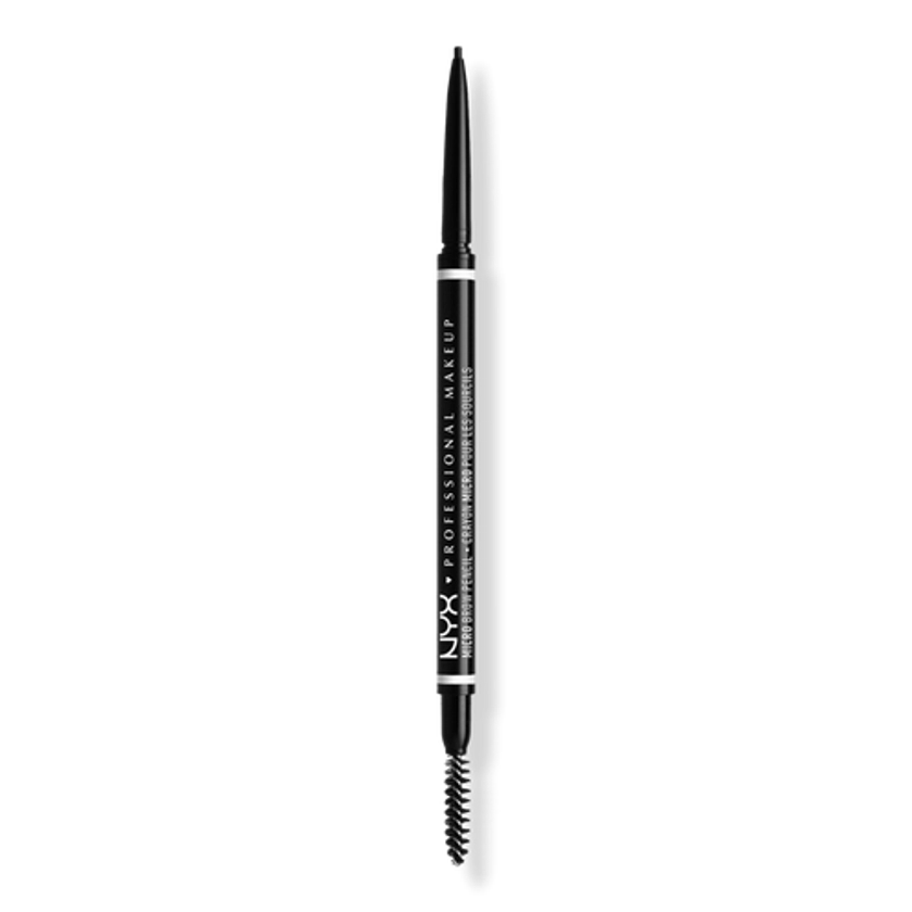 Black Micro Brow Pencil Vegan Eyebrow Pencil - NYX Professional Makeup | Ulta Beauty