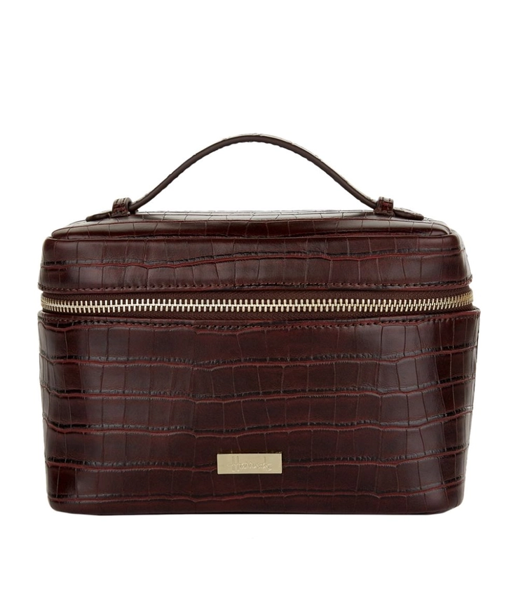 Harrods brown Battersea Cosmetic Bag | Harrods UK