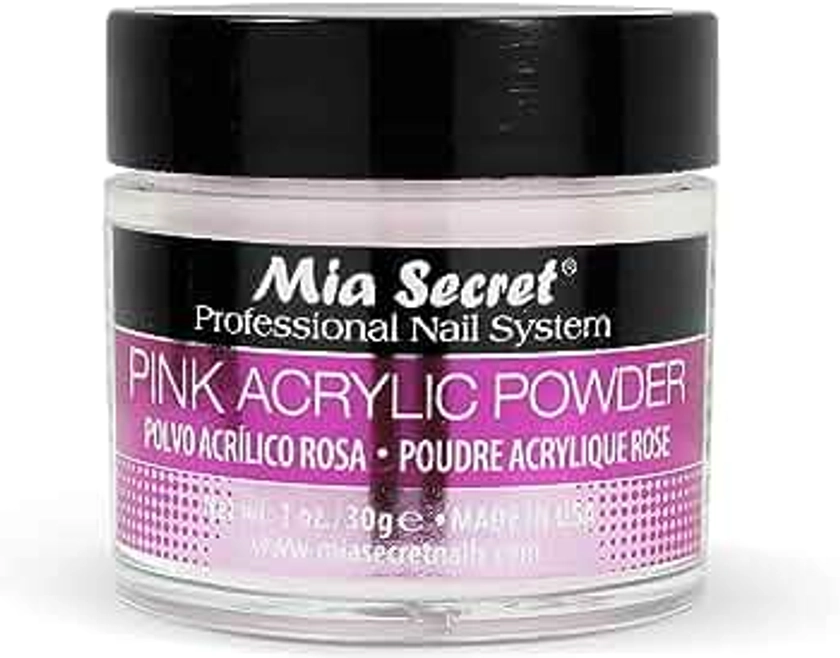Mia Secret Professional Acrylic Nail System Pink Acrylic Powder 1 OZ