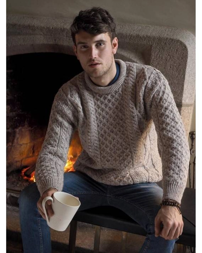 ARAN LIGHTWEIGHT SWEATER C1347