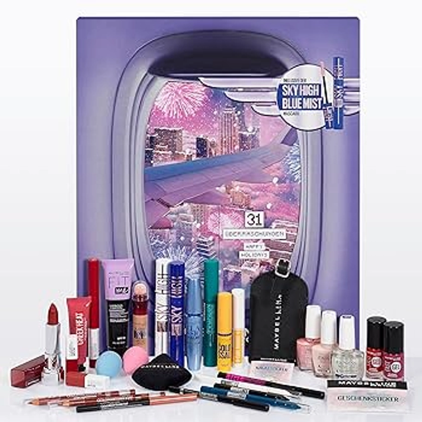 Maybelline New York Advent Calendar 2024 31 Doors with 31 Beauty Surprises