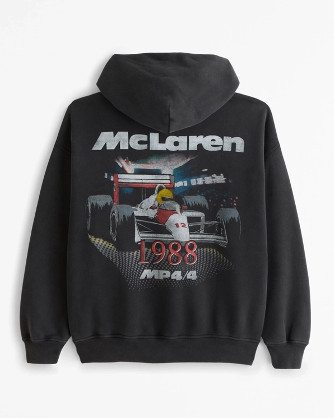 Men's McLaren Graphic Popover Hoodie | Men's Tops | Abercrombie.com