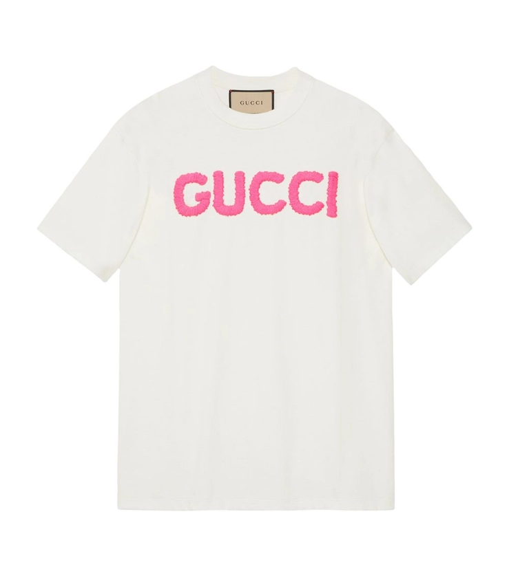 Womens Gucci white Cotton Logo T-Shirt | Harrods # {CountryCode}